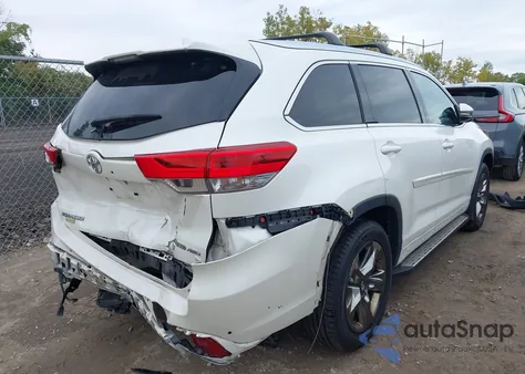 2017 Toyota Highlander Limited Platinum z USA, uszkodzony, nr VIN 5TDDZRFH4HS449070